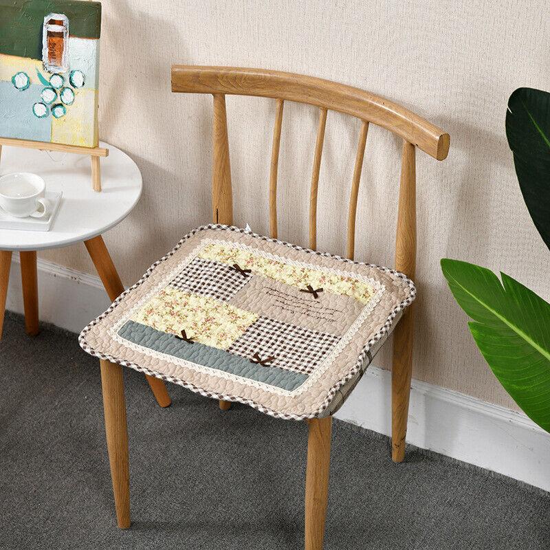 Подушка для стула с завязками, подушка для стула, фермерский дом, цветочное кухонное обеденное сиденье G