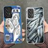 Скидка Мягкий чехол для телефона с соленой рыбой для Samsung A17 A16 A15 A14 A13 A57 A56 A55 A54 A53 A37 A36 A35 A34 A33 A26 A25 A24 A23 A
