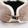Female Winter Cat's Ears (Steamed Cat-ear Shaped Bread) Lei Feng Hat Plush Thickened Warm Hat Windproof Outdoor Riding Ear Cap