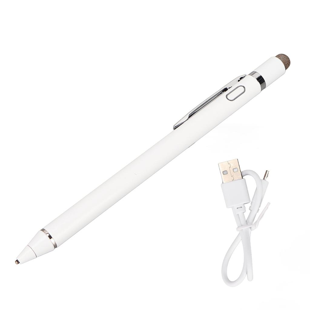 Active Pen 5V 0.2A Slim Stylish Aluminium Alloy Portable Capacitive Pen with Fine Tip for Mobile Phone Tablet