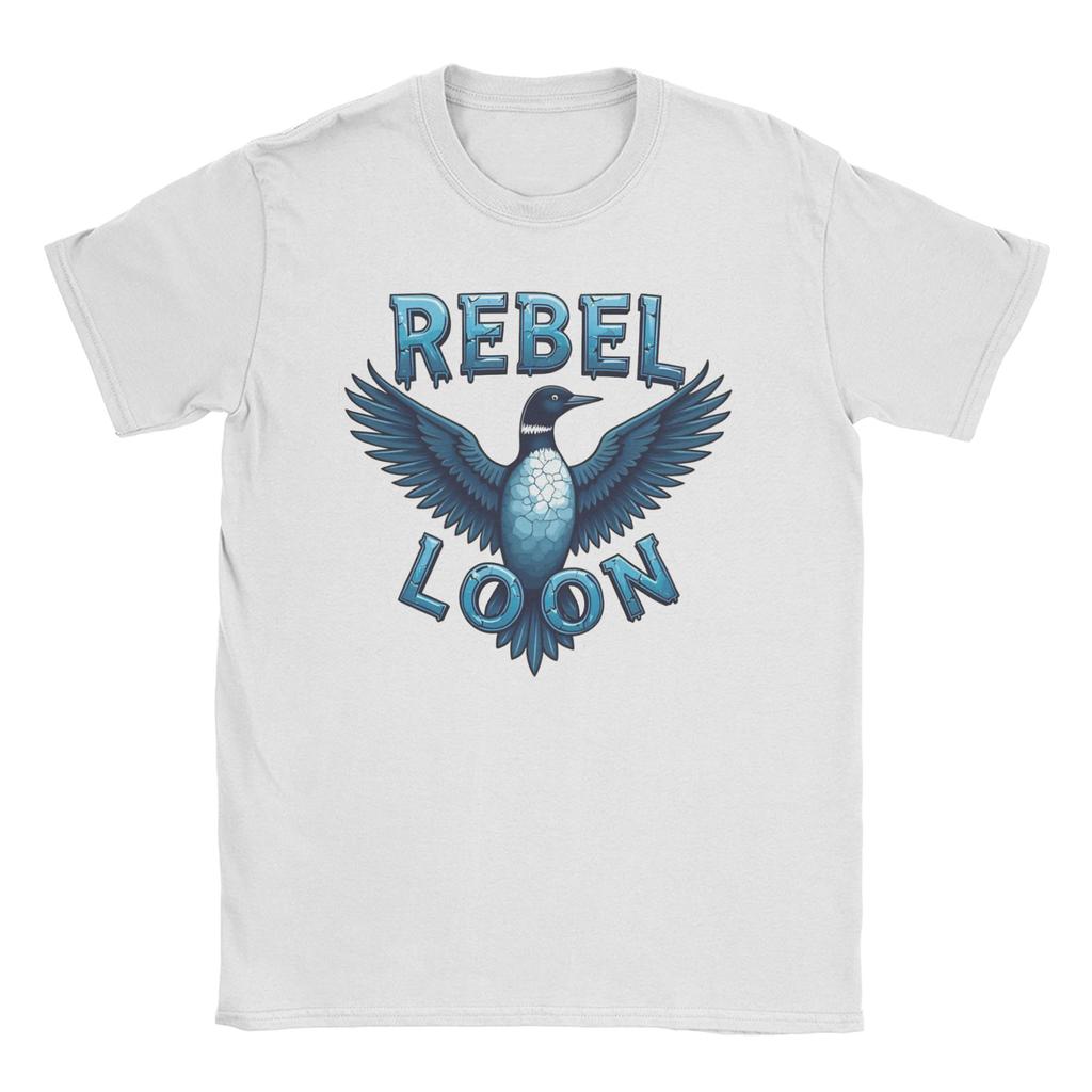 Novelty Rebel Loon Minnesota TShirts Unisex Women O Neck Pure Cotton T Shirt Short Sleeve Tees Big Size Clothes