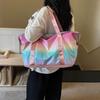 deformable Travel Bag Female Large-Capacity Hand Luggage Dry-Wet Separation Sports Fitness Bag Short-Distance Travel Shoulder Ba