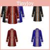 Fantasy Medieval Mens Long Sleeve Tailcoat Jacket For Cosplay Roleplay Costume