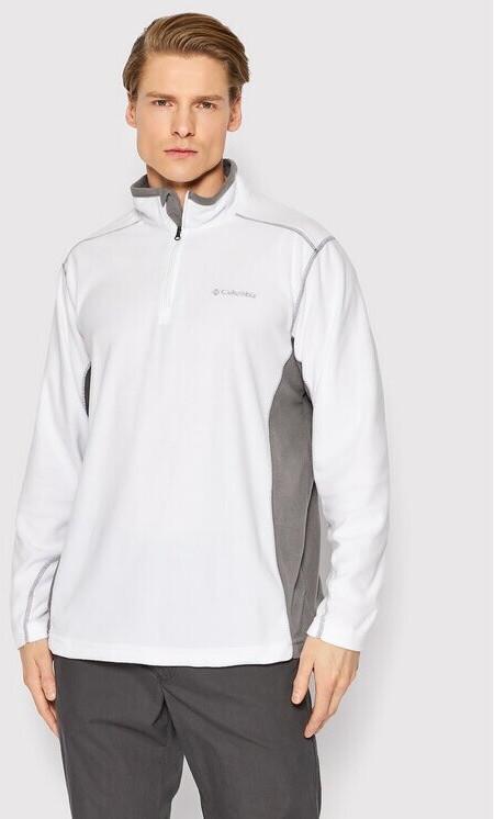 Куртка Columbia Men's Klamath Range II Half Zip Fleece Pullover-Tall white/city grey