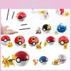 Pokemon Poke Ball Elf Figure Model Toy Pikachu Charmander Litten Rockruff Game Anime Figure