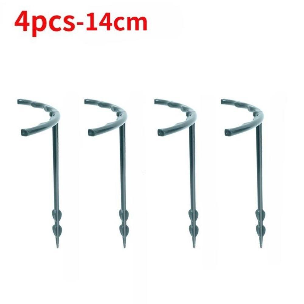 16 шт. пластиковая опора для растений, каркас для теплицы, полукруглый фиксированный стержень, комнатный цветок, лоза, лазающий кронштейн