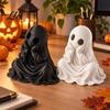 Spooky Decorative Accents 3D Printed Halloween Ghost Figurine, Cute Chin-Resting Desk Decor, Gift for Lovers Funny Ornament Home Party And Tabletop