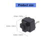 10Pcs Square Mouse MicroSwitch EVQP0K07KBB4 Mouse MicroButton for Accurate Mouse Clicking and DIY Projects