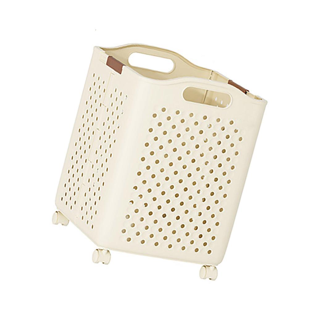 Многоцелевая портативная корзина для белья на 4 колесах, складное решение для хранения одежды для эффективной организации дома