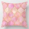 Pink Feather Pillowcase Decorative Bed  Car Sofa Cushion Cover Home Fashion Cute