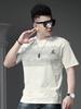 European Trendy Embroidered Printed Short-Sleeve T-Shirt for Men 2025 New Summer Casual Half-Sleeve Top Clothing