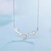 Mori Style Sweet Reindeer Antler Zircon Clavicle Necklace - Christmas Gift