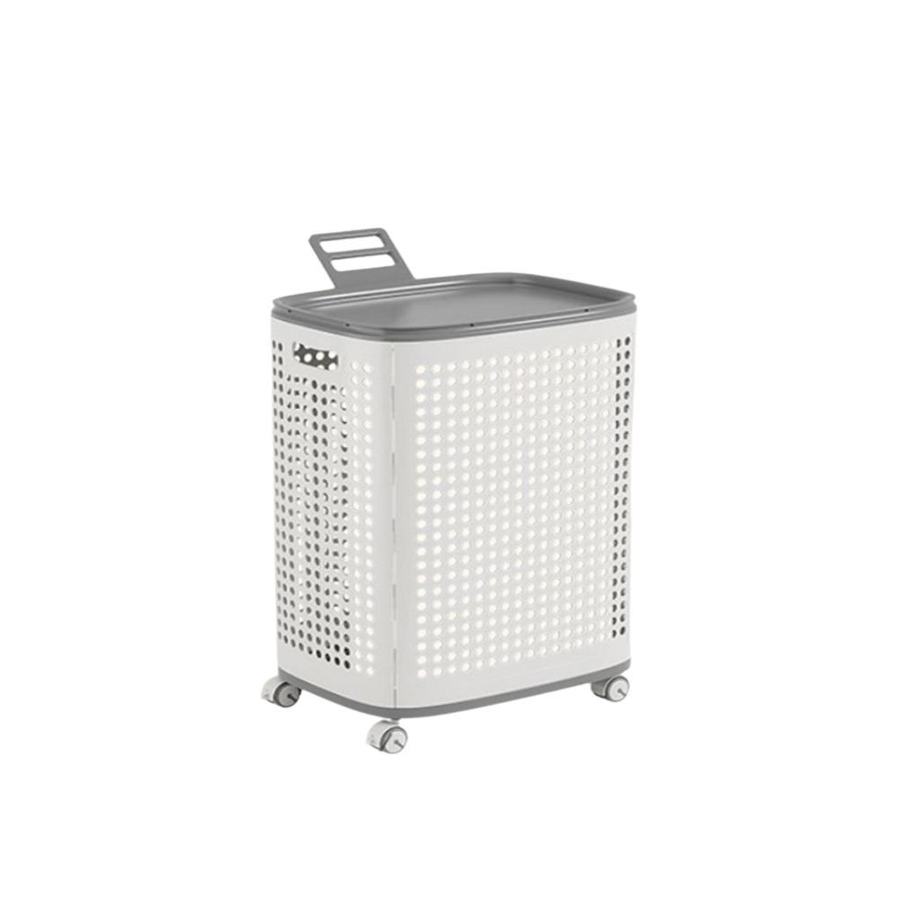 Plastic Folding Dirty Clothes Basket Large Capacity Dirty Clothes Bucket Laundry Room