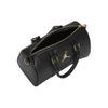 Jordan Metal Airman Logo Leather Polyester Boston Bag Unisex Handbags Black DR5595-010