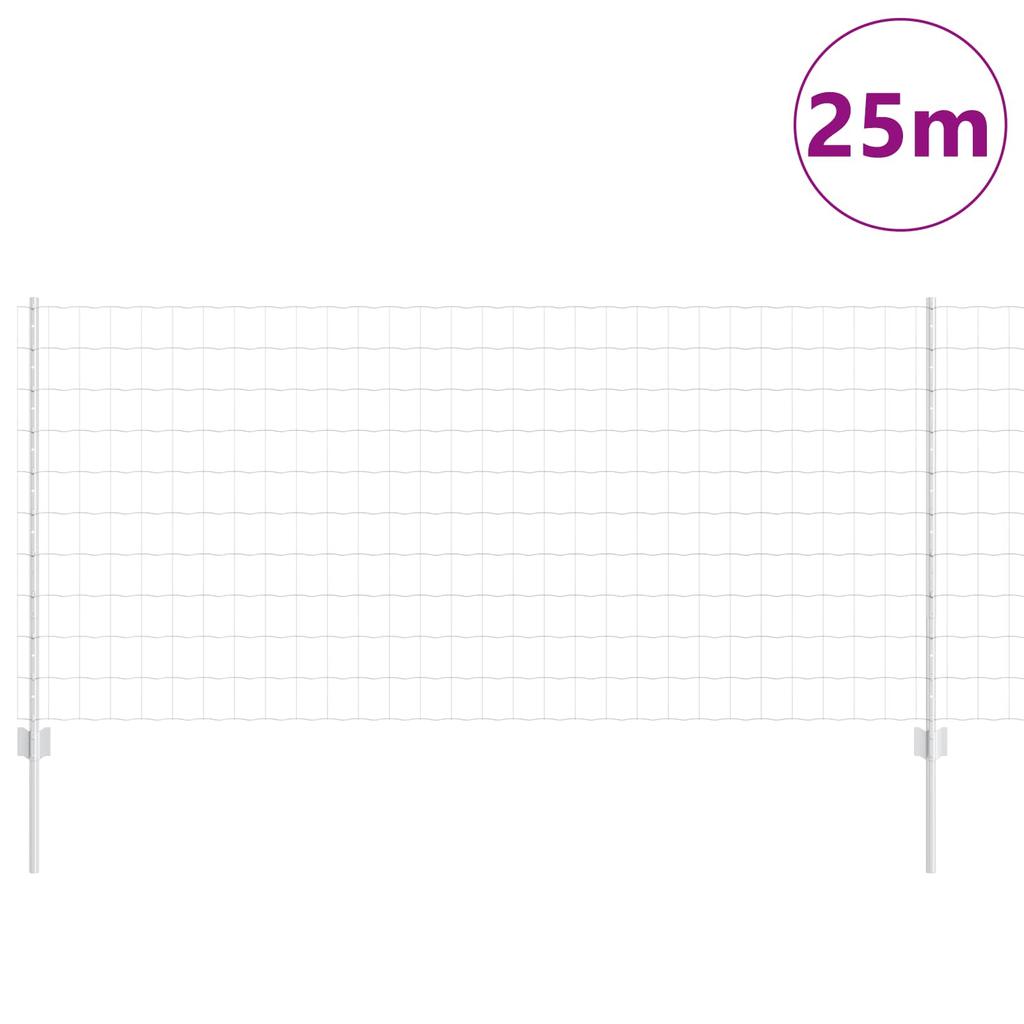 Welded Wire Fence 25 x 1 m (W x H) Hot Dip Galvanized Steel