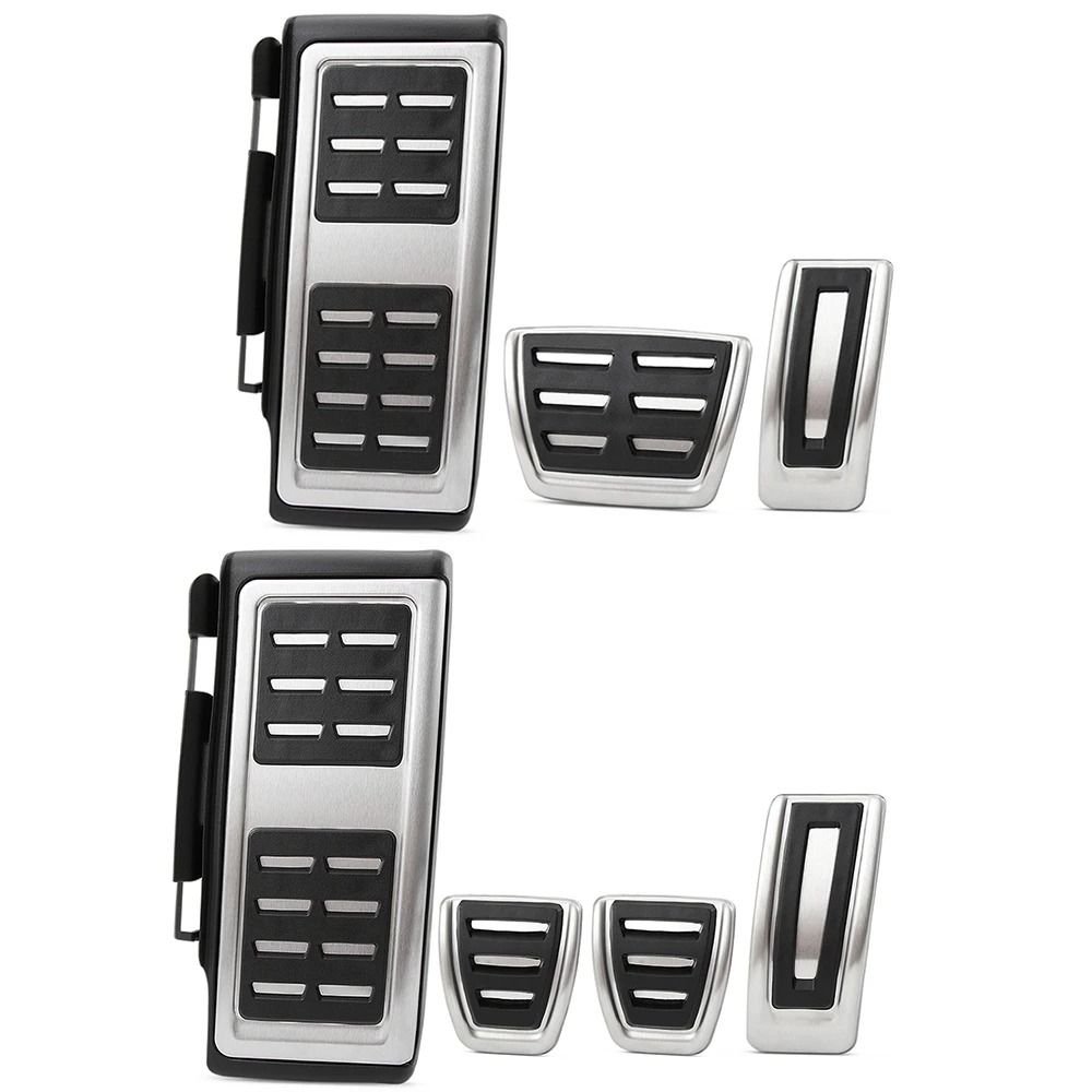 Автоаксессуары Тормоз Для Skoda Комплект Накладка на педаль Тормозная накладка Педали автомобиля Накладка на педали