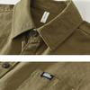 Рубашка-карго в японском стиле, мужская весенне-летняя повседневная рубашка с длинным рукавом, хлопковые карманы, мягкий и удобный свободный топ, молодежная популярная мужская одежда
