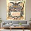 Egyptian Running Tapestry Wall Hanging, Ancient Egypt Action Poster Art, Egyptian Wall Decor for Bedroom Living Room Dorm