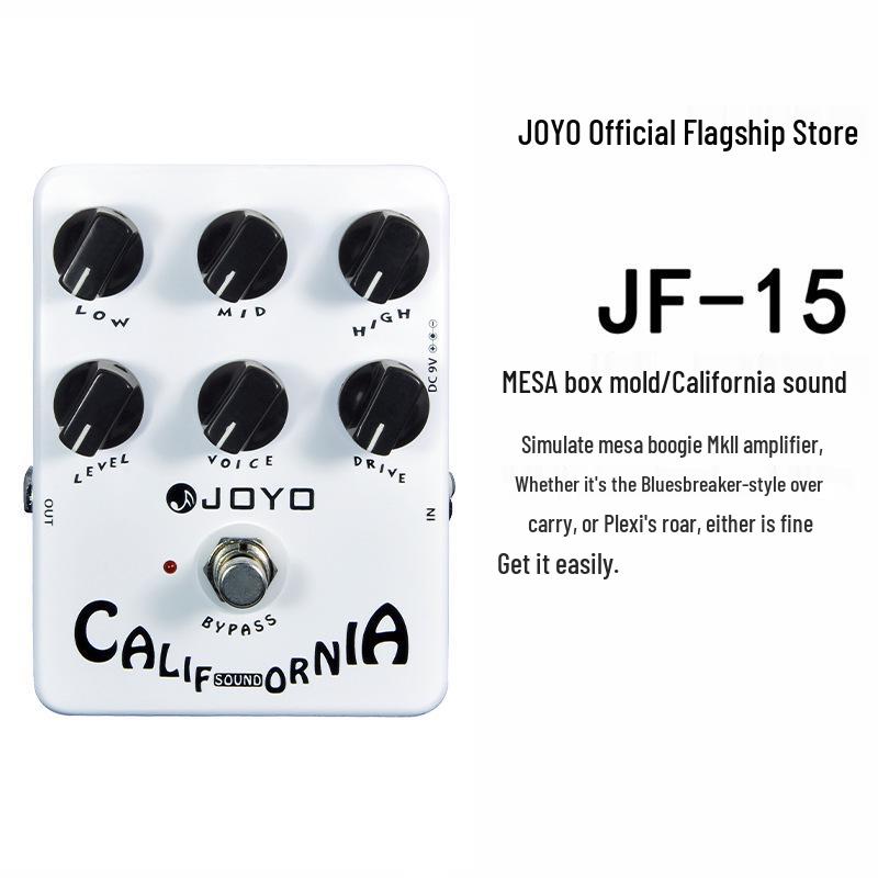 JOYO JF Series Overdrive & Distortion Analog/Digital Delay Effects Pedal