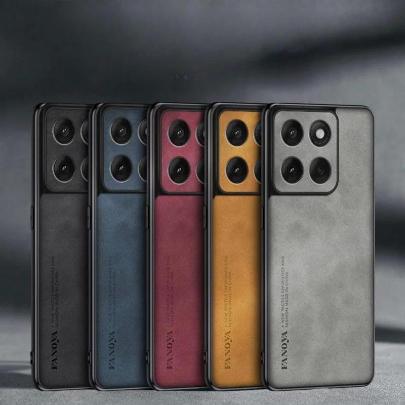 Чехол для Motorola Edge 60 Pro из PU кожи с текстурой ягненка, матовая крышка для телефона Moto Edge 60 Stylus 60 Fusion 60s, мягкая рамка, задние чехлы