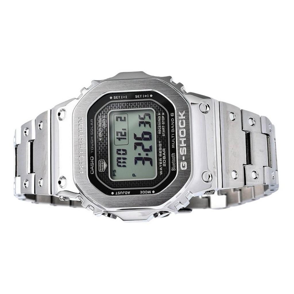 Casio G-Shock Digital Smartphone Link Полностью металлические прочные солнечные часы GMW-B5000D-1 200M мужские часы