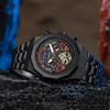 Мужские механические наручные часы Автоматические Мужские Роскошные Часы с Фазой Луны Мужские Повседневные Водонепроницаемые Деловые Светящиеся Часы