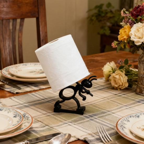 Держатель для рулона бумаги Муравей Милый держатель для туалетной бумаги в форме муравья Настольный держатель для туалетной бумаги Диспенсер для бумаги для дома Ванной Комнаты Кухни Декорация для Автодома