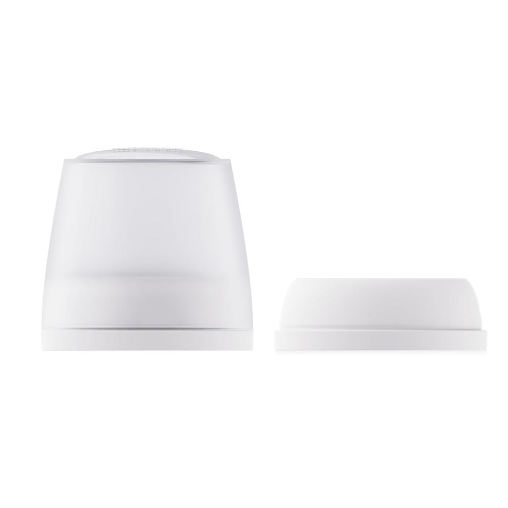 MOYUUM Plastic Baby Bottle, White, 270ml (PPSU), for Ages 3 Months and Up, Wide Neck, Round Hole, 2025 Model