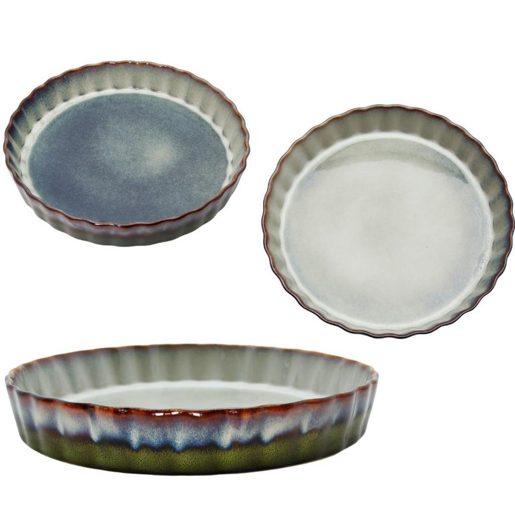 CERAMIC OVEN-SAFE TART PAN 27 cm