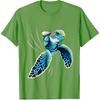 Sneaking Turtle - Zoologist Zookeeper Beach Ocean Sea Lover T-Shirt