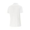 Li-Ning Soft And Comfortable Breathable Solid Color Versatile Short Sleeve Polo Shirt Women Tops White APLV294-5