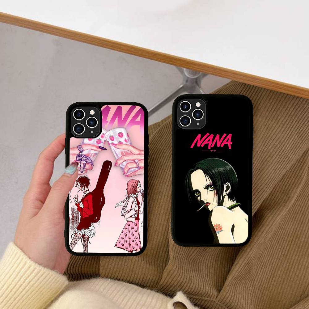 Крутой чехол для телефона с Наной Осаки из аниме Для iphone 11 12 13 14 15 Pro Max 17 16 Plus Жесткая задняя крышка из ПК+ТПУ