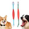 Pet Double Head Dog Toothbrush Pet Tooth Cleaning Tools Dental Care for Pet Cat Grooming Toothbrush Pet Supplies
