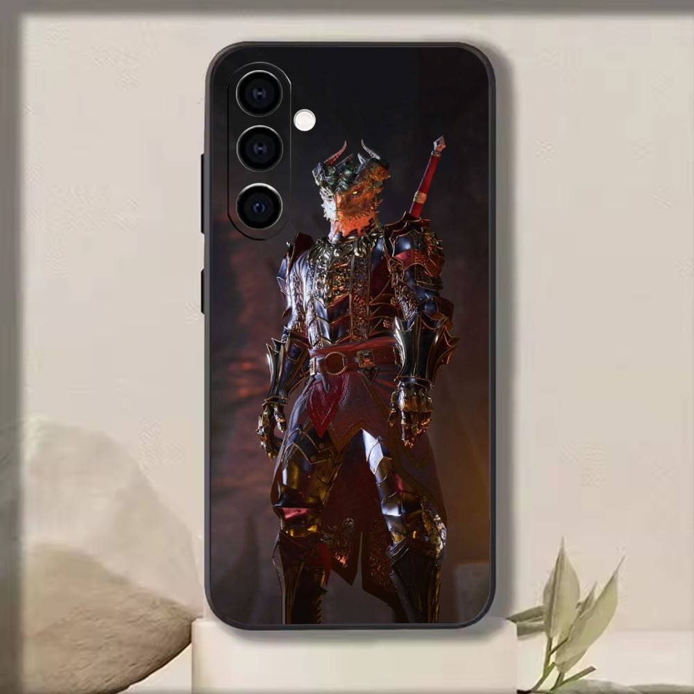 Baldur's Gate Чехол для телефона Samsung Galaxy A73,A72,A71,A70,A53,A52,A51,Мягкий силиконовый черный чехол