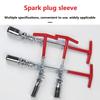 Universal Spark Plug Socket Wrench Set with T-Handle Durable CR-V Steel High Torque Round Head for Car & Motorcycle Maintenance