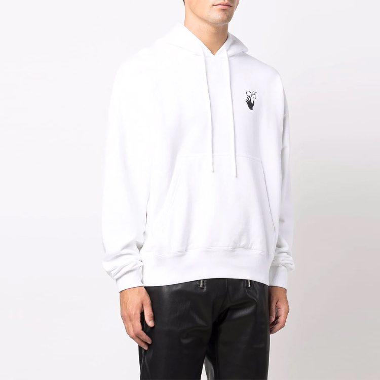 OFF WHITE Худи с принтом Bubble Arrows OMBB085F21FLE0110110
