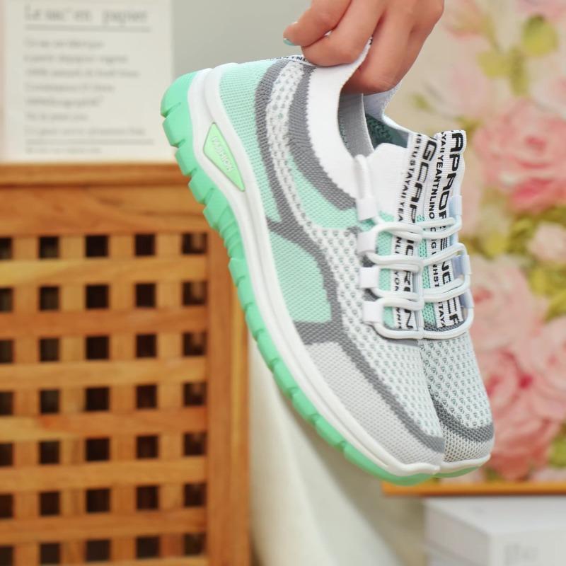 Женские легкие дышащие белые кроссовки Удобные низкие кроссовки на шнуровке для ходьбы с нескользящей ПВХ подошвой Обувь
