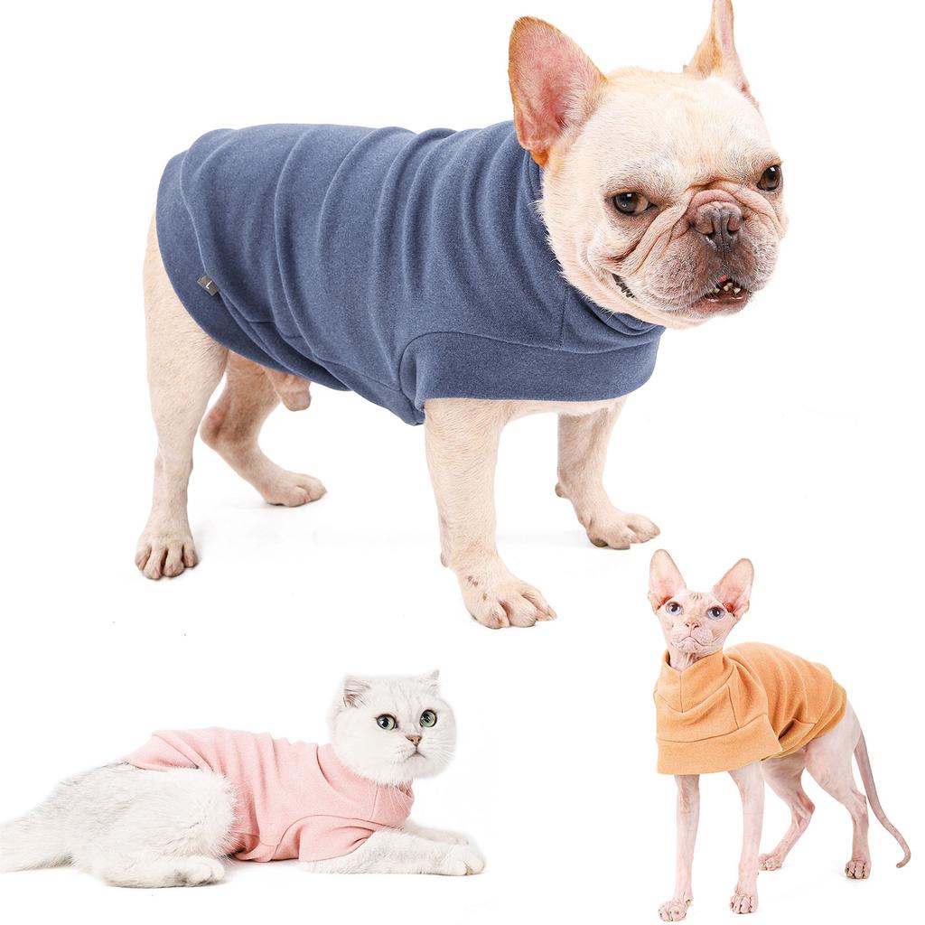 Dog Sweater Winter Warm Cats Shirt Pet Clothes for Small Dog Cats