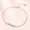 Серебряный ювелирный браслет Lucky Companing Yezi, женские упрощенные ювелирные изделия в японском и корейском стиле, пара