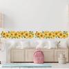 1Pc Watercolor Sunflower Furniture Wall Sticker For Kids Room Decor Home Essentials Decoration Bedroom Living Room Wall Decals