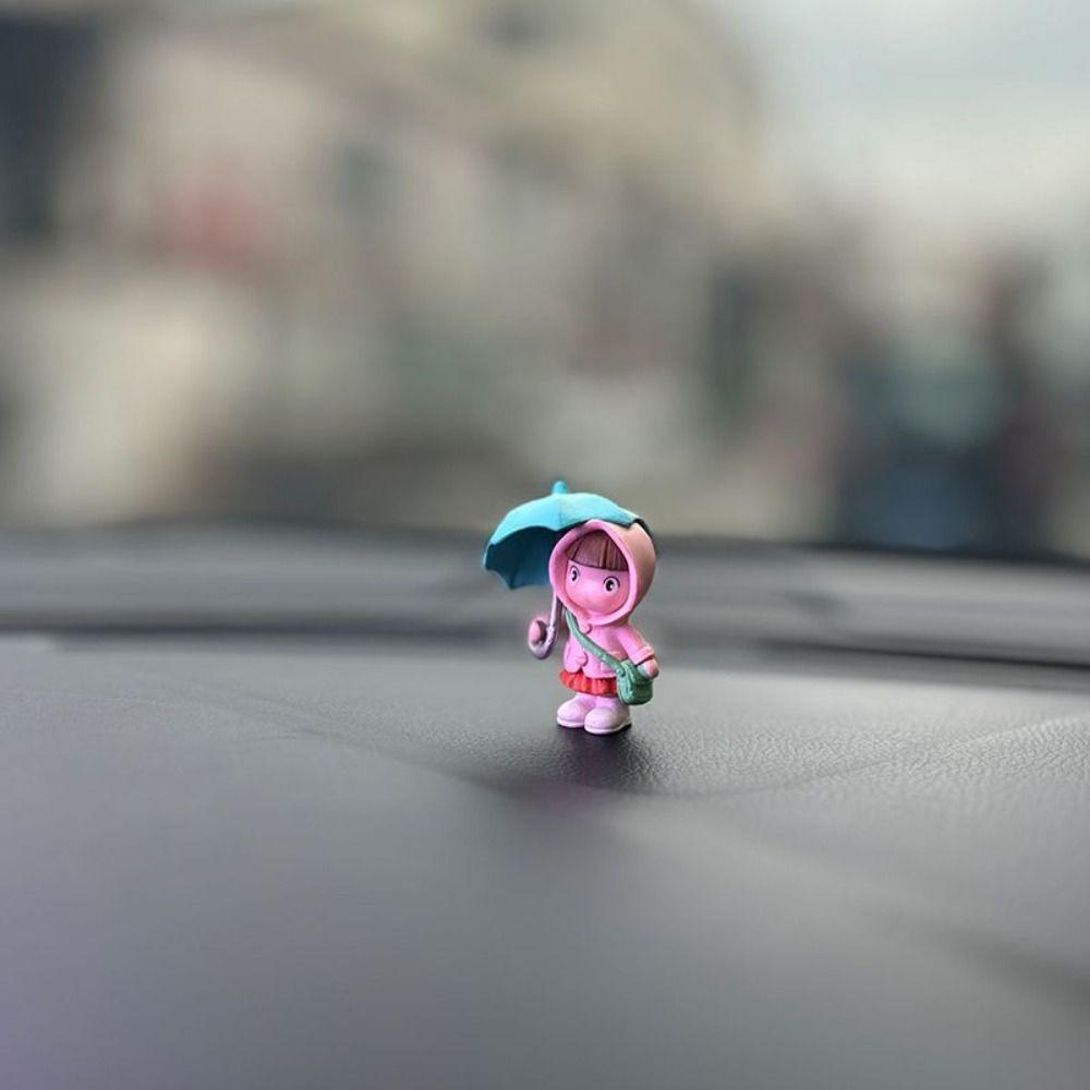 Красочный Мультяшный Зонт Украшение для Автомобиля ПВХ Автомобильная Кукла Подарок Автомобильные Декоративные Украшения