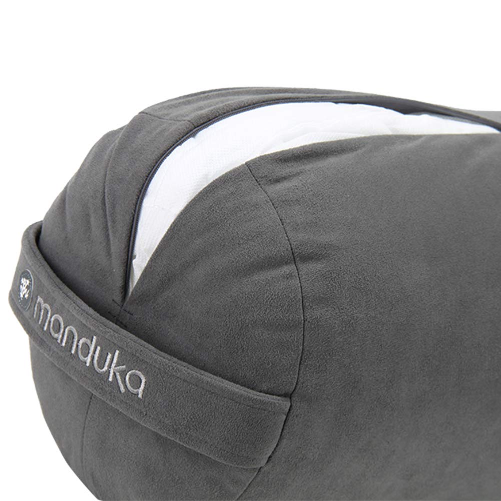 Manduka Yoga Cushion Round Bolster ENLIGHT Round Bolster Thunder 43301A022 Вспомогательная растяжка для йоги [Manduka] / 43301A-6695 [Товар]