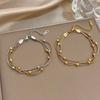 Gold Silver Color Wrap Beaded Bracelets Round Beads Party Jewelry Snake Chain Bracelet  Women