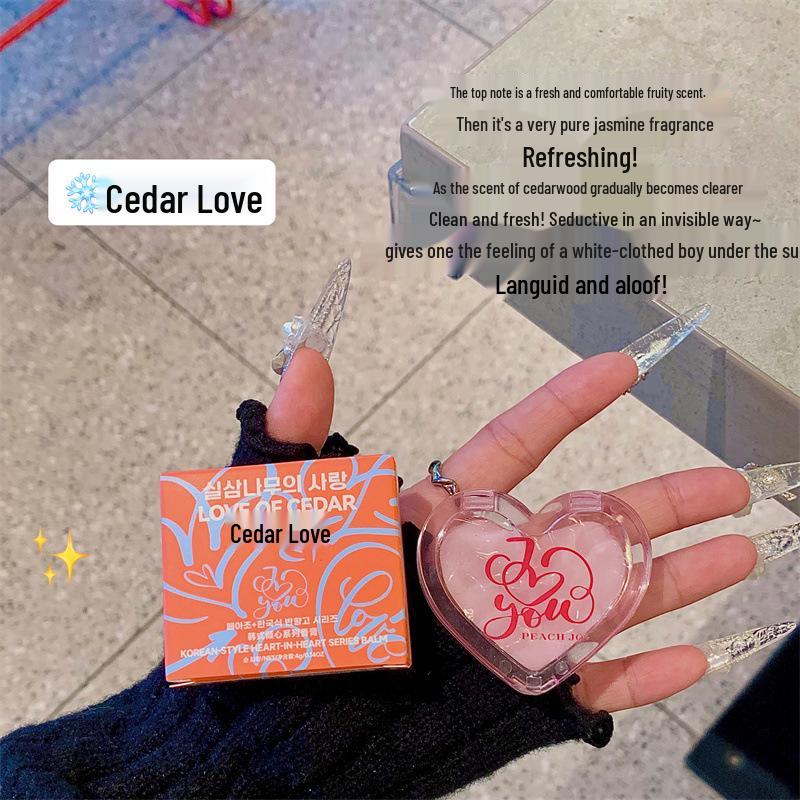 Твердый парфюмерный бальзам PEACH JO+: Стойкий Легкий Аромат Крем для Тела для Девочек и Студенток.