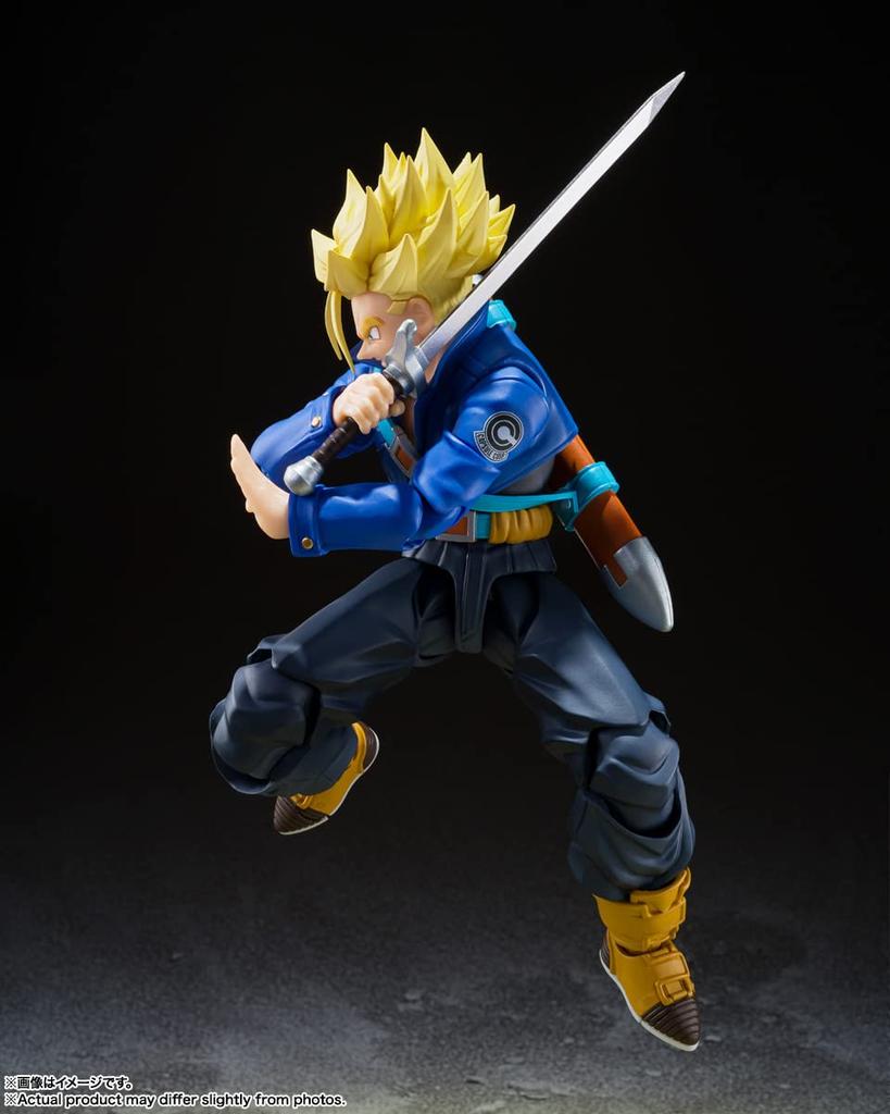 TAMASHII NATIONS Dragon Ball Z Super Saiyan Trunks Мальчик из будущего 140 мм ПВХ ABS окрашенная подвижная фигурка SHFiguarts - - Приблизительно. &