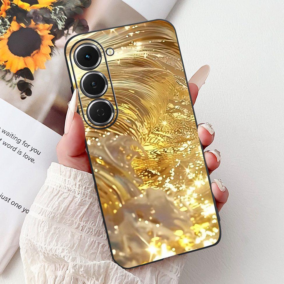 Чехол для Tecno Spark 40Pro KM6 Чехол для Techno Spark 40 Pro Чехол Силиконовый Роскошный Бабочка Любовь Мода Цветы Крутой Расписной