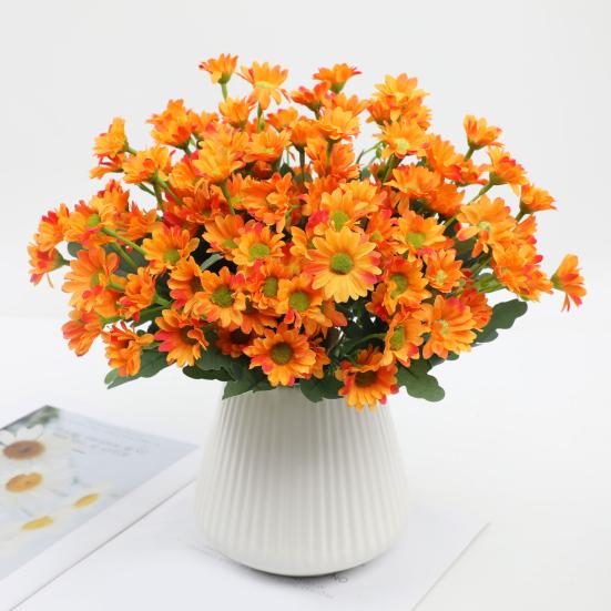 1/5/10/20/25 шт. Искусственный цветок 7 вилок Устойчивый к УФ-лучам Искусственный цветок Дом