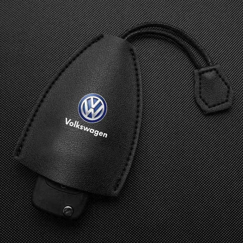 Для VOLKSWAGEN VW Кожаный Автомобильный Значок Чехол для Ключей Авто Сумка для Ключей Чехол Брелок для Volkswagen Santana GTI Rline Polo Golf Passat
