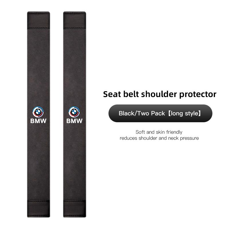 2PCS Car seat belt shoulder protector cover valve cap accessories for BMW X1 X2 X3 X5 X4 X6 X7 iX3 F20 F10 F07 E70 E46 E90 E92 E GMWBX1