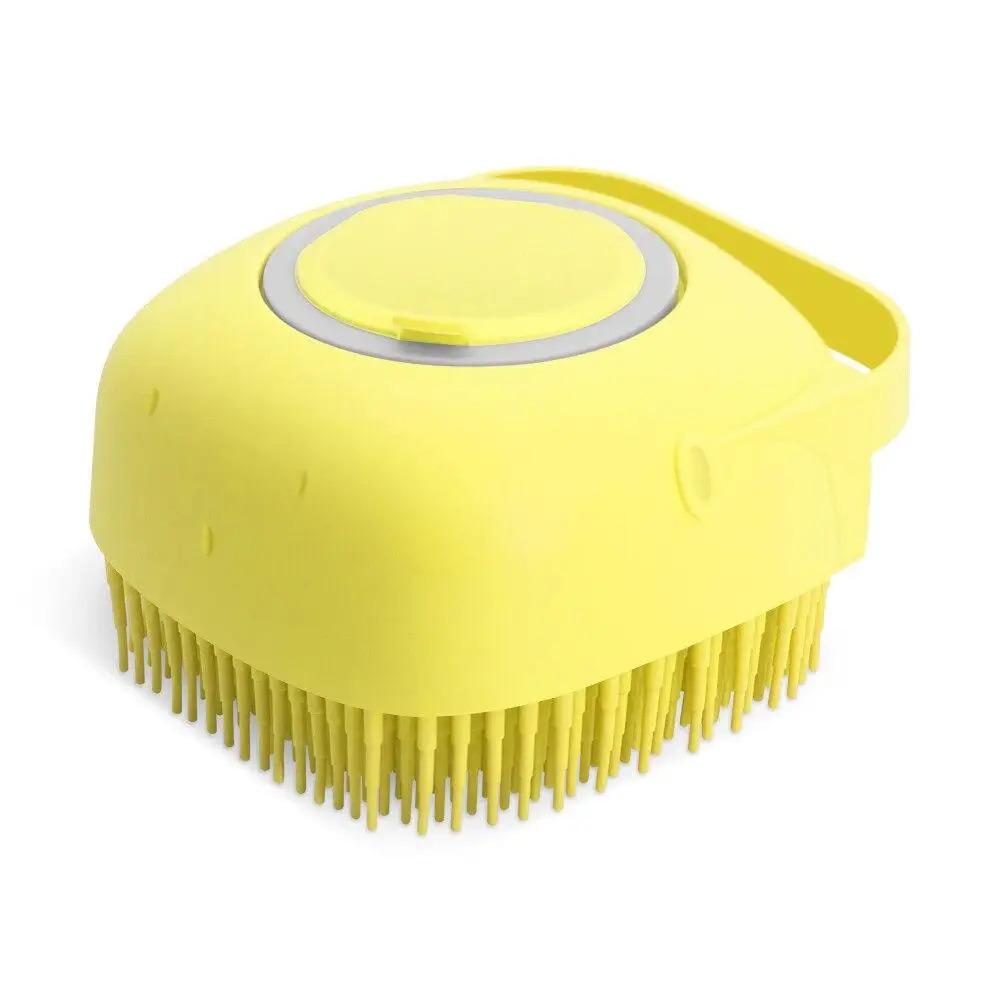 Pet Bathing Brush Soft Cat Massage Comb Remove Floating Hairs Dog Shampoo Brush Pet Washing Supplies